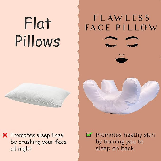 North Elara Anti-Wrinkle Beauty Sleep Pillow