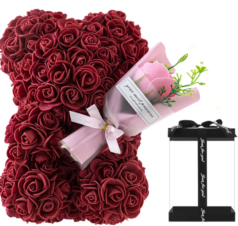 North Elara Bloom Bear™ – Forever Rose Gift