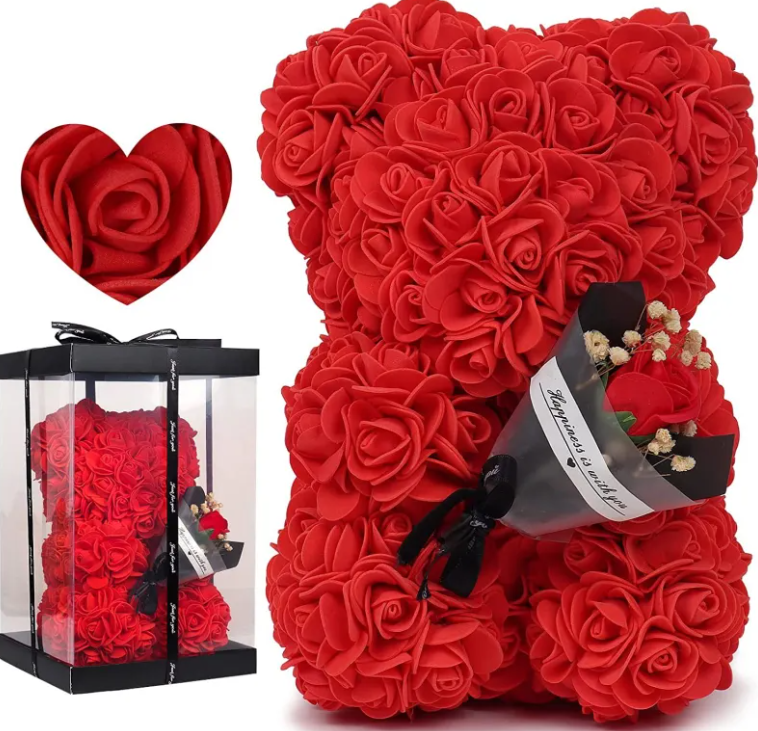 North Elara Bloom Bear™ – Forever Rose Gift